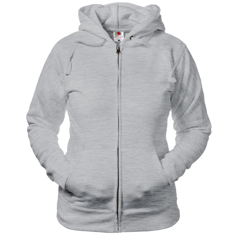 Sudadera Capucha Cremallera Mujer Frontal